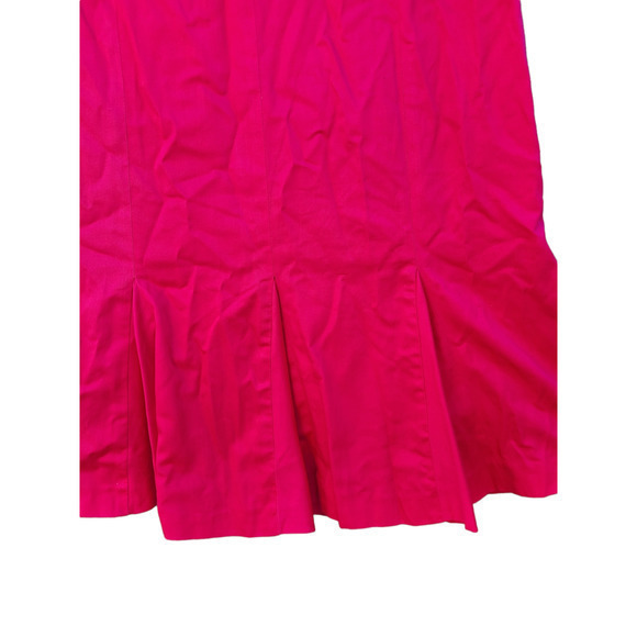 Vintage Angle Ortiz Solid‎ Hot Pink Barbiecore Maxi Ruffle Mermaid Skirt - Picture 6 of 13